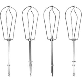 Hand Mixer Replacement Beaters for Cuisinart CHM Series Hand Mixer Parts, HM-50 HM-50BK HM-70 CHM-3 CHM-7PK, Hand Mixer Replacement Beaters CHM-BTR, Electric Mixer Replacement Parts, 4 Pack