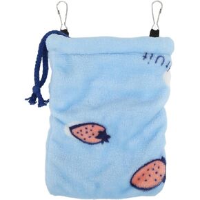 Hamster Sleeping Bag, Hamster Sleeping Pouch Bag Flannel Warm Soft Hideout Small Pet Hanging Nest Bed with Hooks for Hamster Rat Gliders Small Pets