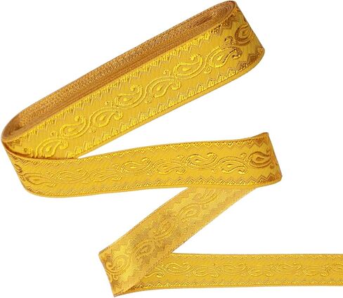 بوهو الجاكار الشريط تقليم 7 ياردة الأحمر الجاكار الشريط خمر التطريز الجاكار تقليم لخياطة الستار عوائق عيد الميلاد إكليل هدية التغليف in Kuwait