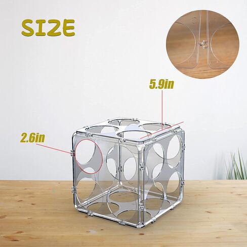 Vinyl Storage Rack Clear Vinyl Roll Storage Organizer Store Up to 40 Rolls for Craft Room, Wall Mount Available, 24 PCS in Saudi Arabia