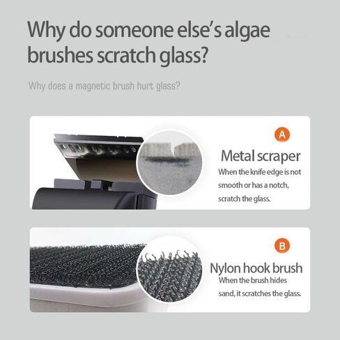 Aquarium Algae Cleaning Magnet Glass/Acrylic (Medium Magnetic) in Saudi Arabia