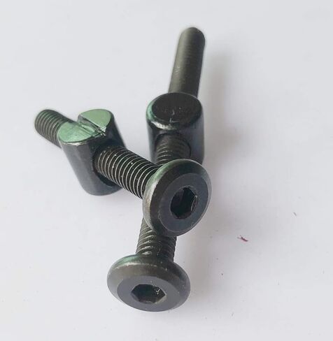 أسود سرير الطفل سرير مسامير الأجهزة استبدال عدة 15-Set M6x40/50/60/70/80 مللي متر عرافة المقبس رئيس الترباس و برميل المكسرات مجموعة متنوعة in Kuwait