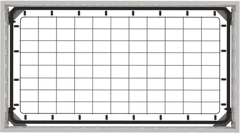 سرير أطفال روان فالي فلينت 3 في 1 من ليتل سيدز، أبيض/أسود مع أرجل خشبية in Kuwait