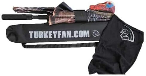 KillerGear JakeFan، ديك رومي Jake Fanning بدون استخدام اليدين للصيد بالبندقية أو القوس أو التصوير أو المشاهدة، رأس ثلاثي الأبعاد محمول ومتين مع نافذة مخصصة، حصة أرضية مدمجة، قناع الوجه، حقيبة حمل in Saudi Arabia