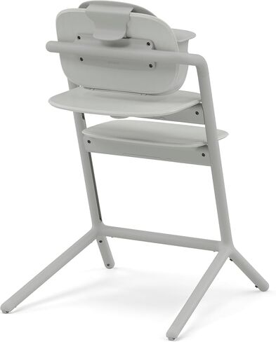 نظام الكرسي العالي سايبكس ليمو 2، ينمو مع طفل يصل وزنه إلى 209 رطل، تعديل الارتفاع والعمق بيد واحدة، ميزة أمان العجلات المضادة للطرف - أبيض رملي in Kuwait