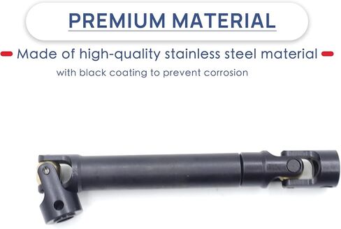 Stainless Steel Driveshaft with Black Coating Heavy-Duty Drive Shaft for TRX4 Axial SCX10 90046 AXI03007 Redcat Gen 8 RC 1/10 Crawler Car Upgrade Accessories(95-130MM) in Saudi Arabia