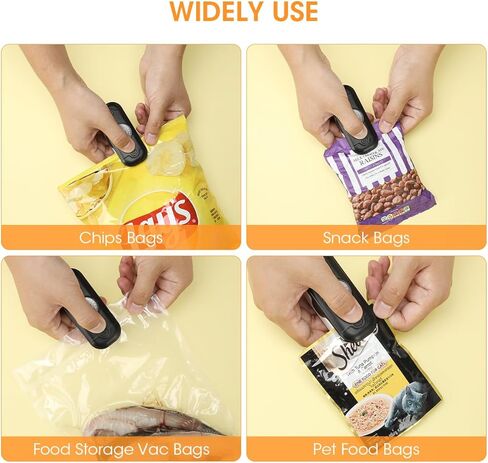 Aieve Bag Sealer Mini, Rechargeable Chip Bag Sealer, Handheld 2 In 1 Heat Seal & Cutter in Saudi Arabia