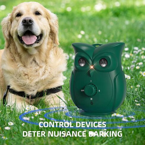 Bark Control Device Ultrasonic Anti Barking Device, 2023 Newest Stop Dog Bark Deterrents with Adjustable Ultrasonic Level Control Sonic Bark Deterrents Up to 50FT Range Safe for Dogs in Kuwait