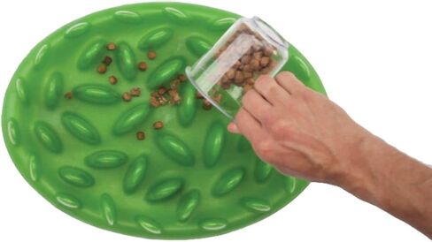 Company of Animals GREEN Slow Interactive Feeder for Dogs, Size Large, Best Fun Slow Feeder Dog Bowl, Anti-Gulp, Gobble Stopper, Mental Stimulation Dog Puzzle, Suitable for Small, Medium & Large Dogs in Saudi Arabia