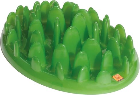 Company of Animals GREEN Slow Interactive Feeder for Dogs, Size Large, Best Fun Slow Feeder Dog Bowl, Anti-Gulp, Gobble Stopper, Mental Stimulation Dog Puzzle, Suitable for Small, Medium & Large Dogs in Saudi Arabia