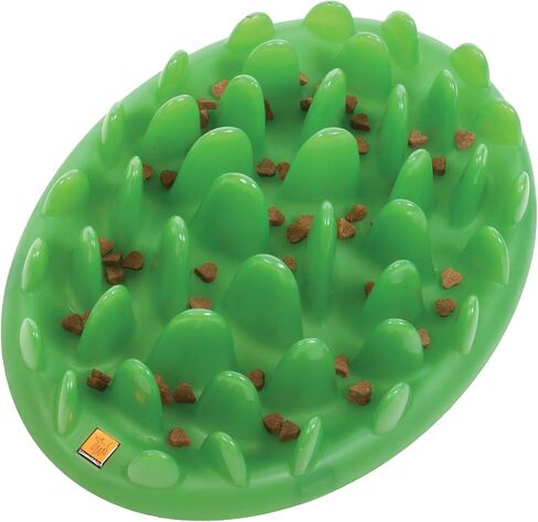 Company of Animals GREEN Slow Interactive Feeder for Dogs, Size Large, Best Fun Slow Feeder Dog Bowl, Anti-Gulp, Gobble Stopper, Mental Stimulation Dog Puzzle, Suitable for Small, Medium & Large Dogs in Saudi Arabia