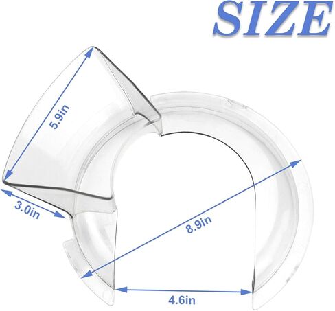 KN1PS(W10616906) درع صب - لمساعدة المطبخ بسعة 4.5 لتر مصقول أو مصقول من الفولاذ المقاوم للصدأ برأس مائلة فقط، يستبدل W11312468، KN1PS، AP6023411، 9709923,3177977 in Kuwait