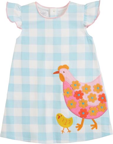 Mud Pie Baby Girl Chicken Tshirt Dress in Saudi Arabia