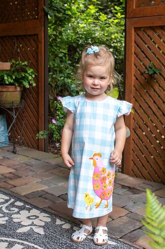 Mud Pie Baby Girl Chicken Tshirt Dress in Saudi Arabia