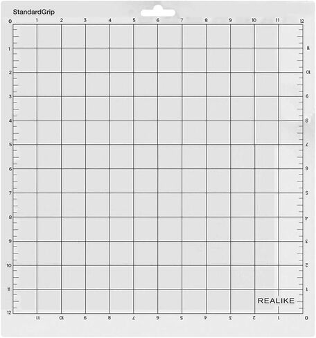 سجادة قطع بمقبض قياسي مقاس 12x12 من REALIKE من أجل Cricut Explore One/Air/Air 2/Maker(3 حصائر)، حصيرة قطع لاصقة غير قابلة للانزلاق للحرف اليدوية واللحف والخياطة وجميع الفنون in Kuwait