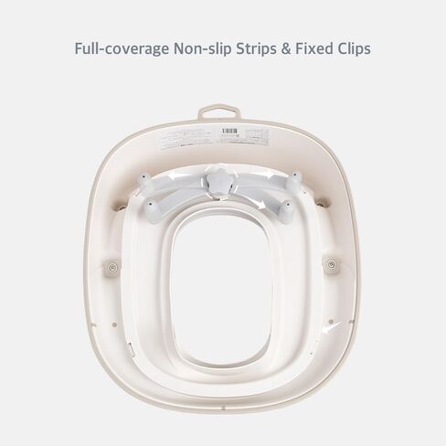 غطاء مقعد المرحاض للأطفال من مومن ليتل، مناسب للأولاد والبنات، مزود بمقابض، تصميم مضاد للانزلاق وواقي من الرذاذ in Kuwait