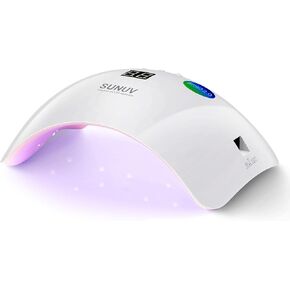 SUNUV Gel UV LED Nail Lamp, Nail Dryer 36W Gel Curing Light for Nail Polish with Aotu Sensor 3 Timers SUN8