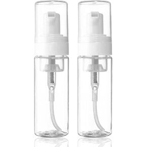 Foam Bottle Dispenser - SOTICA 2PCS Foaming Soap Bottle Dispenser Foam Pump Bottle Transparent Spray Bottles Travel Soup Bottle Foaming Hand Soap Dispenser Bottles Refillable Soap Dispenser(200ml/7OZ)