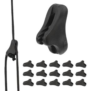 12Pack Ultralight Guyline Tensioners Tent Guyline Cord Rope Tensioners for Ropes and Cords to Use for Tents, Tarps, Decorations