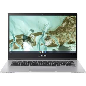 ASUS Chromebook CX1، شاشة NanoEdge مقاس 15.6 بوصة عالية الدقة، معالج Intel Celeron N3350، وحدة تخزين eMMC سعة 64 جيجابايت، ذاكرة الوصول العشوائي 8 جيجابايت، نظام تشغيل Chrome، فضي شفاف، CX1500CNA-AS84F