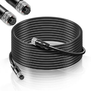 720073-3 AS EC 20E 8 pin Ethernet Cable Replacement Part for Humminbird Fits for All APEX, SOLIX and Onix Models (20 Feet)