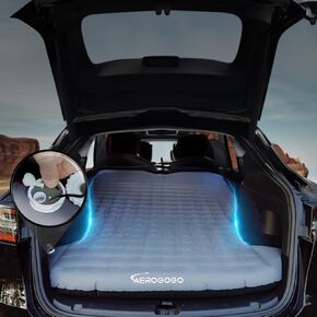 Tesla Model Y Mattress Self Inflating Model Y Bed One Click to Inflate/Deflate Max 5.5"Thick, Backpack Size, 2 Person