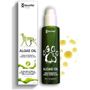 Dog Omega-3 Algae Oil - Sustainable and Natural Pet Supplement - Fish Oil Alternative
