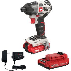 PORTER-CABLE 20V MAX* Impact Driver Kit (PCCK647LB)
