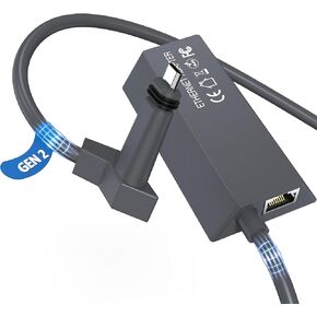 Starlink Ethernet Adapter Gen 2 for Wired External Network, Starlink RJ45 Gigabit Ethernet Adapter Support High Speed 1000Mbps