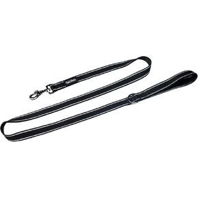 SATSUN Heavy Duty Dog Leash for Large Dogs, Reflective Dog Training Leash with Neoprene Handle, Ideal for Walking, Running, and Training, 1" x 5ft, Black,L