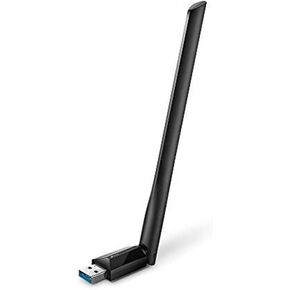 TP-Link USB WiFi Adapter for Desktop PC, AC1300Mbps USB 3.0 WiFi Dual Band Network Adapter with 2.4GHz/5GHz High Gain Antenna(Archer T3U Plus), MU-MIMO, Windows 11/10/8.1/8/7/XP, Mac OS 10.9-10.15