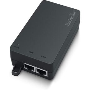 EnGenius Technologies 802.3at/af Gigabit PoE+ Injector Features up to 30 Watts of Output Power for Distances up to 100M, Plug-n-Play, Auto Detects Power (EPA5006GAT)