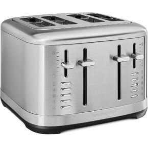 KitchenAid 4 Slice Toaster, KMT4109SX, Brushed Stainless Steel