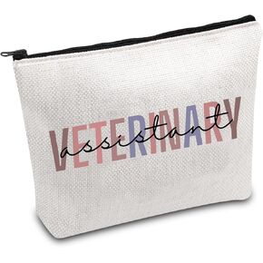 FOTAP Vet Tech Assistant Gift Veterinary Assistant Survival Kit Veterinary Graduation Gift Vet Doctor Nurse Zipper Pouch Thank You Gift (VET-assistant)