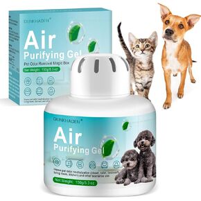 5.3 oz./150g Pet Odor Eliminator Pet Odor Eliminator for Strong Odor Gel Air Purifying Gel Suitable for Home Pet Deodorant Box - Odor Eliminator to Freshen Air