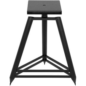 Monolith Easel Style Speaker Stand, 18in (Each) Adjustable Spikes, Supports up to 100 LBS, Sturdy Construction, Compatible with Most Bookshelf Speakers