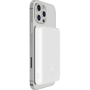Belkin Magnetic Wireless Charger, Magnetic Wireless Power Bank, Compatible with MagSafe for iPhone 12, 12 Pro, 12 Pro Max, 12 Mini