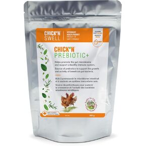 ChicK'N Swell Poultry Prebiotics from Chick'n Prebiotic+ | Supplement with Vitamins for Backyard Chickens and All Poultry of All ages-10.5 oz.