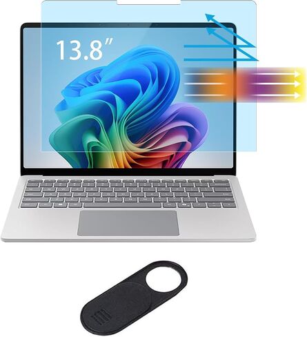 MUBUY-GOL 2 واقي شاشة مضاد للضوء الأزرق لجهاز Microsoft Surface Laptop 7 13.8 بوصة مضاد للوهج لحماية العيون متوافق مع 2024 Surface Laptop 7 13.8 in Saudi Arabia
