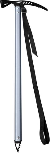 Outdoor Camping Ice Axe Walking Pick for Camping Aluminum Alloy Mountaineering Axe Glacier Climbing Tool Lightweight Design,70 Cm Gray in Saudi Arabia