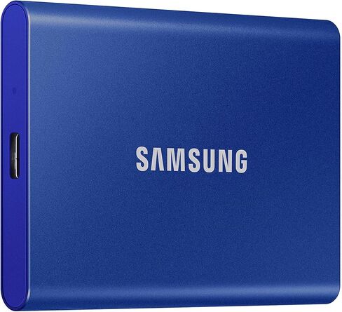 سامسونج وسيط تخزين ذو حالة ثابتة خارجي محمول T7 500GB USB 3.2 رمادي (MU-PC500T)، MU-PC500T/AM in Kuwait