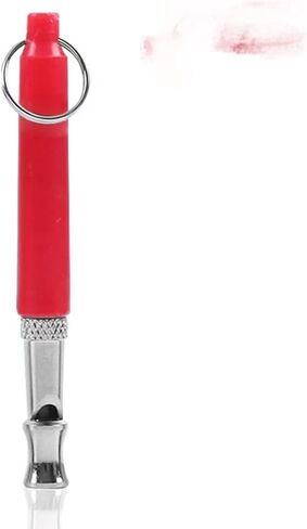 Ultrasonic Dog Training Whistle for Small Medium Large Dogs, Stop Barking Device for Pet with Adjustable Volume and 6 Sounds, Pink in Saudi Arabia