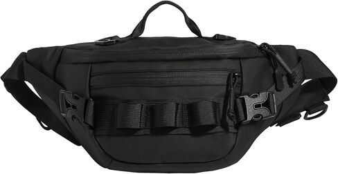 Tactical Fanny Pack for Men Women Military Waist Bag Molle Utility Hip Belt Pouch Crossbody Bags Bumbag for Cycling Hiking Walking Fishing Black03 in Saudi Arabia