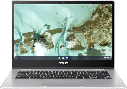 ASUS Chromebook CX1، شاشة NanoEdge مقاس 15.6 بوصة عالية الدقة، معالج Intel Celeron N3350، وحدة تخزين eMMC سعة 64 جيجابايت، ذاكرة الوصول العشوائي 8 جيجابايت، نظام تشغيل Chrome، فضي شفاف، CX1500CNA-AS84F in Kuwait