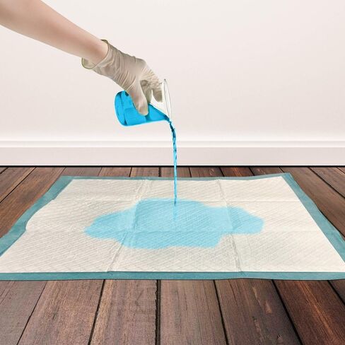 TBM Dog and Puppy Pee Pads 50 Count, 23.6 x 23.6 Inches with Leak-Proof Quick-Dry Design for Potty Training, Premium Absorbency, Large Size Puppy Pads, Blue & White in Saudi Arabia