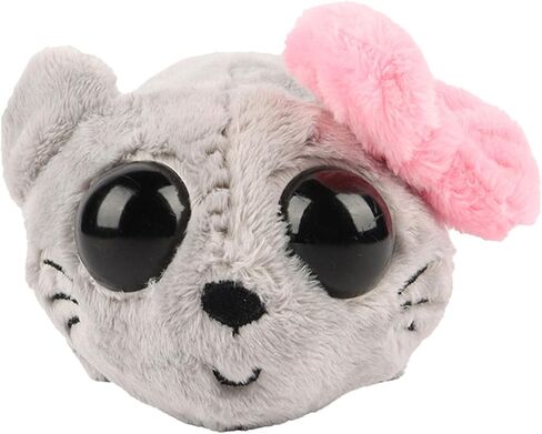 Sad Hamster Meme Plush Toy with Pink Bow, Handmade Crochet Built-in Violin Sound for Soft Cute Sad Hamster (Keychain with Music) in Saudi Arabia