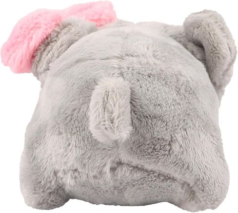 Sad Hamster Meme Plush Toy with Pink Bow, Handmade Crochet Built-in Violin Sound for Soft Cute Sad Hamster (Keychain with Music) in Saudi Arabia