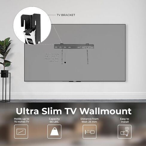تلفزيون TCL 32 بوصة فئة FHD LED Smart Roku + حامل على الحائط يعمل مع Siri Alexa وHey Google (متجدد) in Saudi Arabia