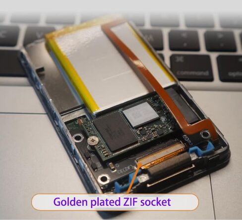 بطاقة محول Sintech M.2 (NGFF) SATA SSD إلى 40Pin ZIF CE، متوافقة مع iPod Classic iPod Video 5th 5.5th 6th 6.5th 7th 7.5th TF محول بطاقة استبدال MK8022GAA MK1634GAL MK1231GAL in Kuwait