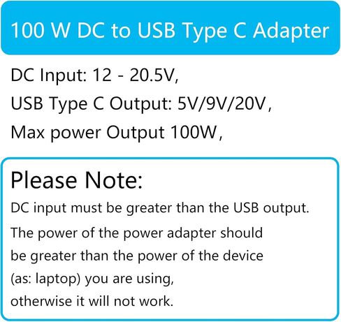 100 واط تيار مستمر 7.4 ملم × 0.6 ملم إلى محول موصل USB من النوع C، 90 درجة DC 7406 أنثى إلى USB C ذكر محول شحن الطاقة، شريحة PD ذكية مدمجة، للهواتف وأجهزة الكمبيوتر المحمولة وأجهزة منفذ USB من النوع C in Kuwait